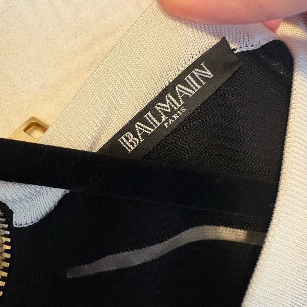 BALMAIN Sheer Bandage Dress| size 38 - Picture 4 of 13